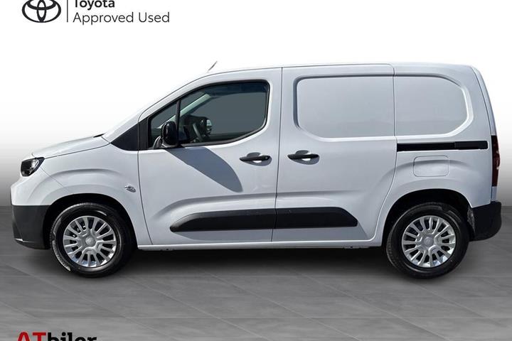 Hvid Toyota Proace City Electric fra 2026