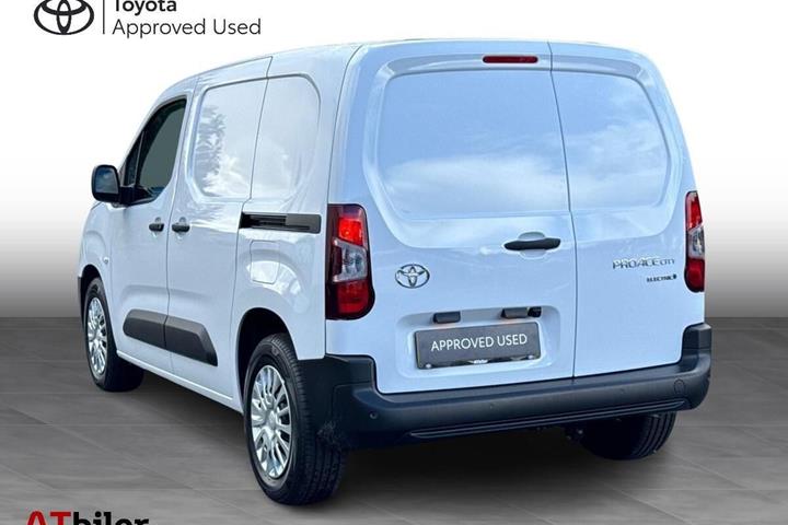 Hvid Toyota Proace City Electric fra 2026