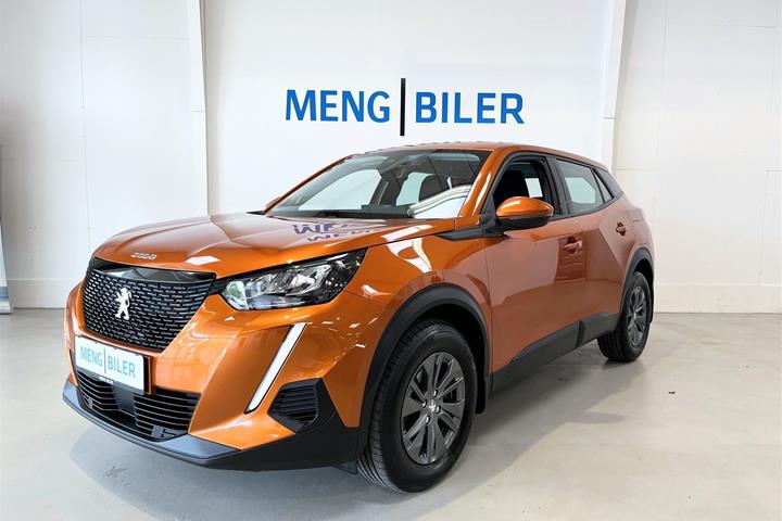 Orange Peugeot 2008 fra 2021