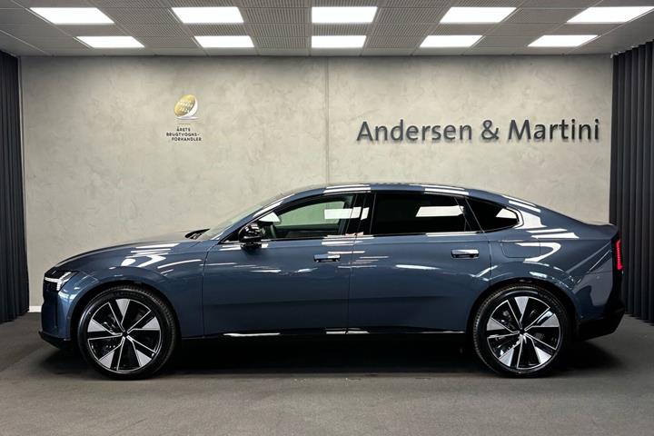 Blå Volvo ES90 fra 2026