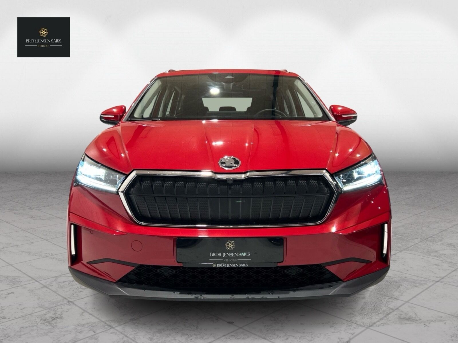 Rød Skoda Enyaq fra 2024