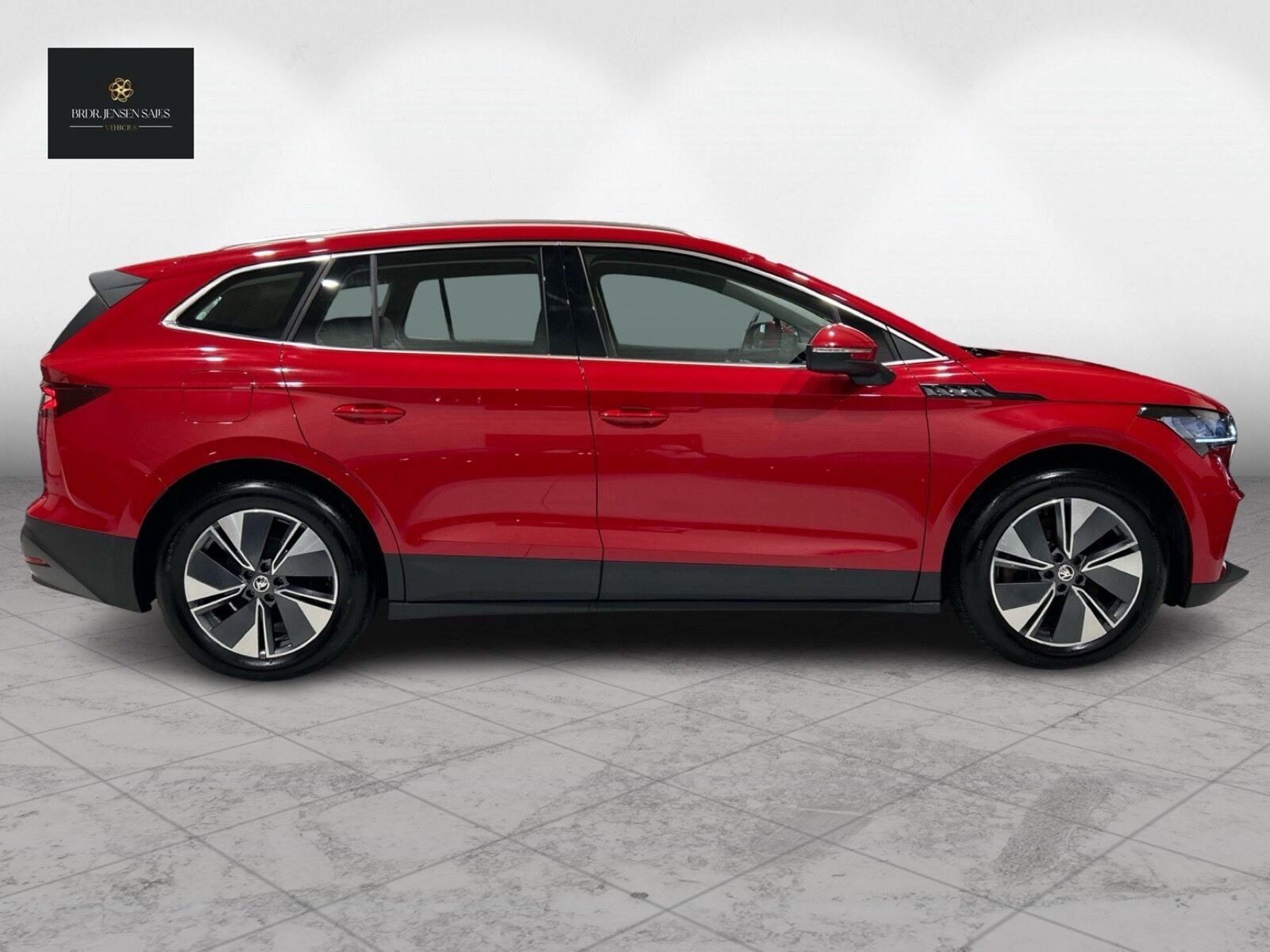 Rød Skoda Enyaq fra 2024