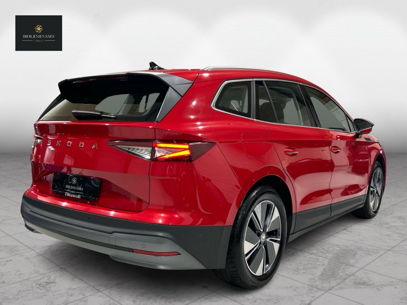 Rød Skoda Enyaq fra 2024