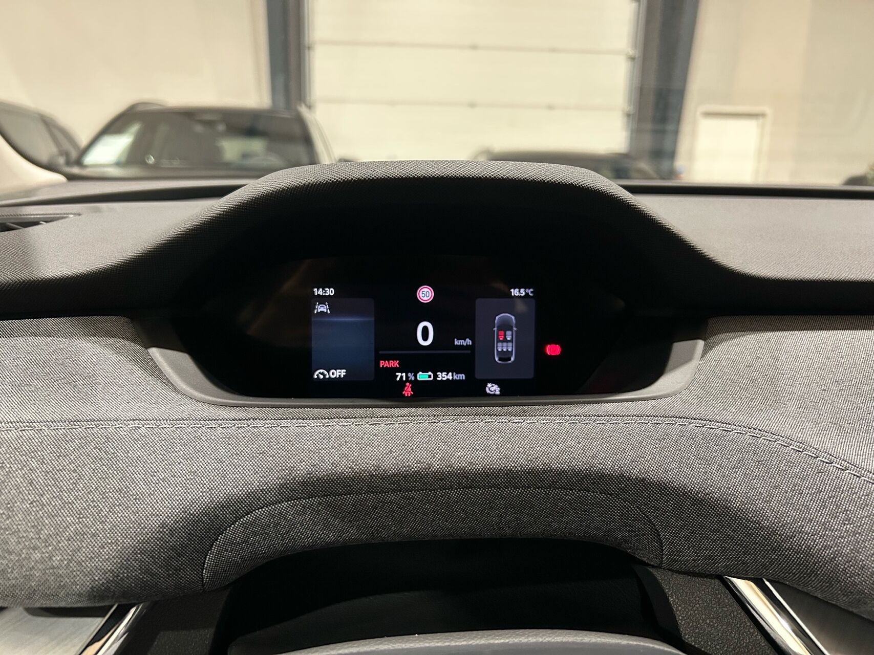 Rød Skoda Enyaq fra 2024