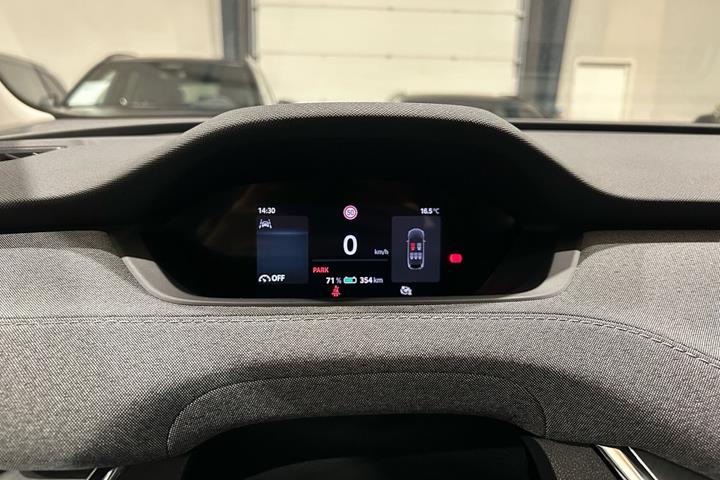 Rød Skoda Enyaq fra 2024
