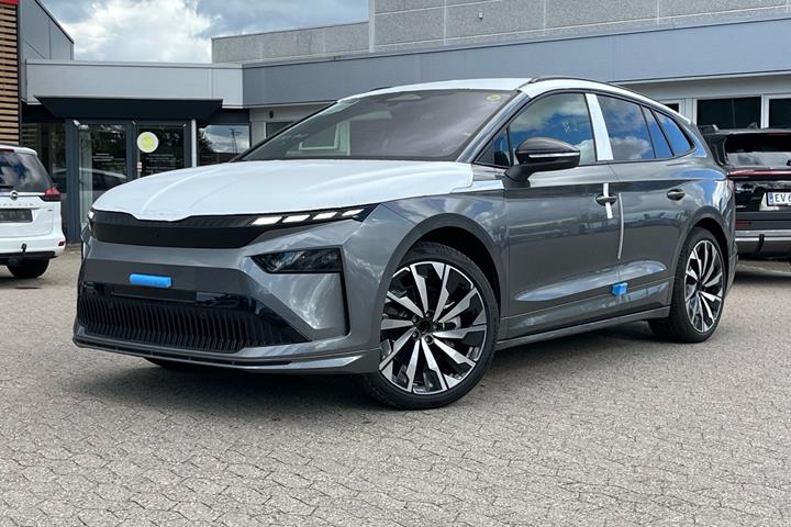 Grå Skoda Enyaq fra 2026