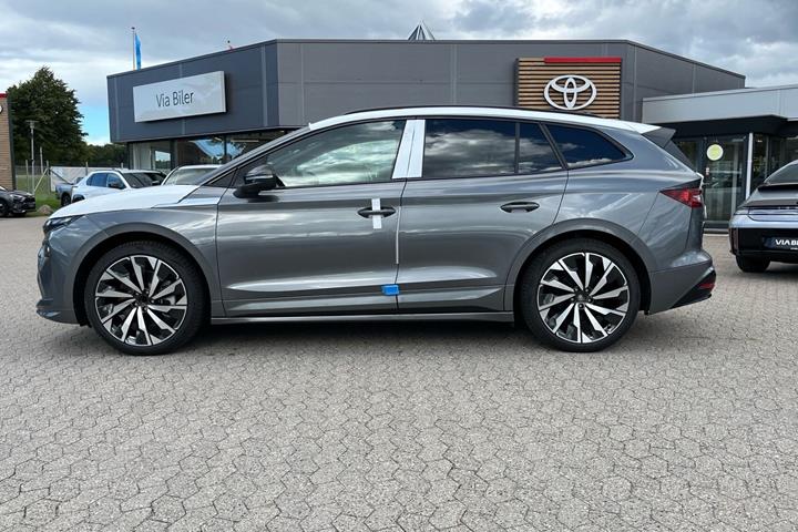 Grå Skoda Enyaq fra 2026