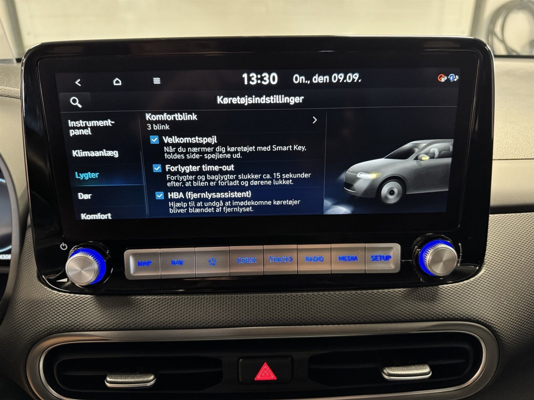 Sort Hyundai Kona fra 2021