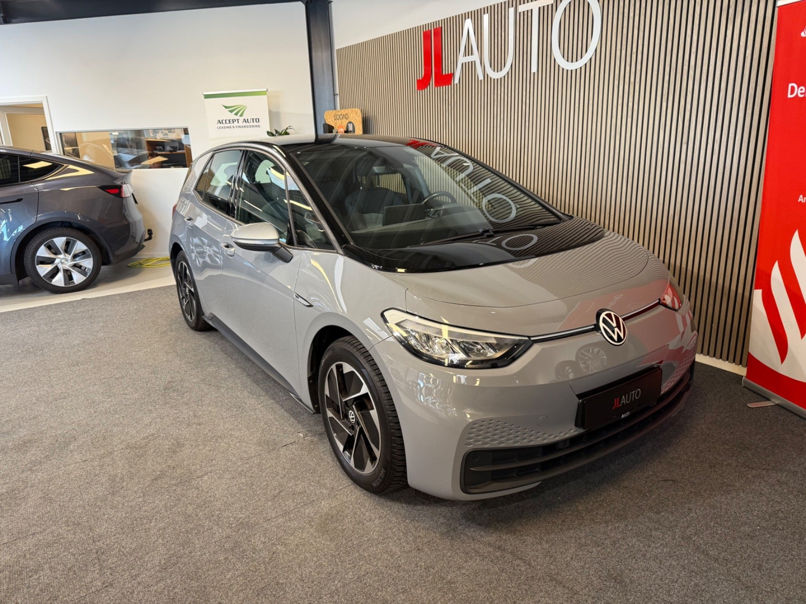 Grå VW ID.3 fra 2020