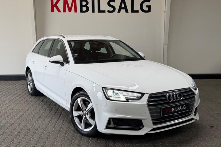Hvid Audi A4 fra 2019