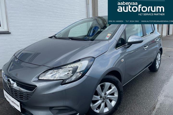 Blå Opel Corsa fra 2018