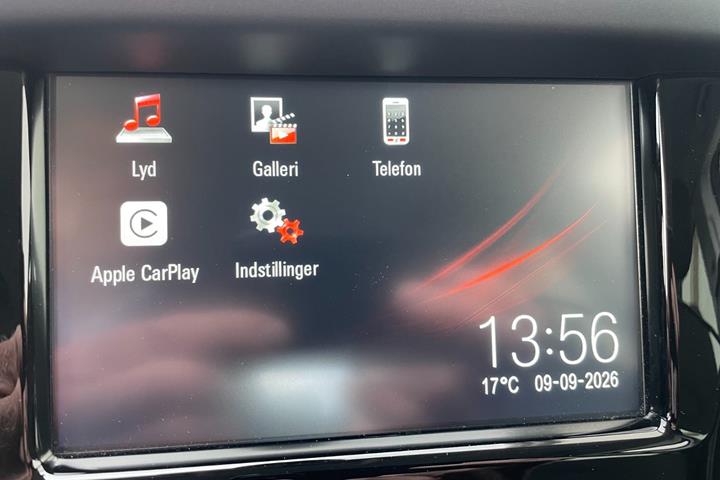 Blå Opel Corsa fra 2018