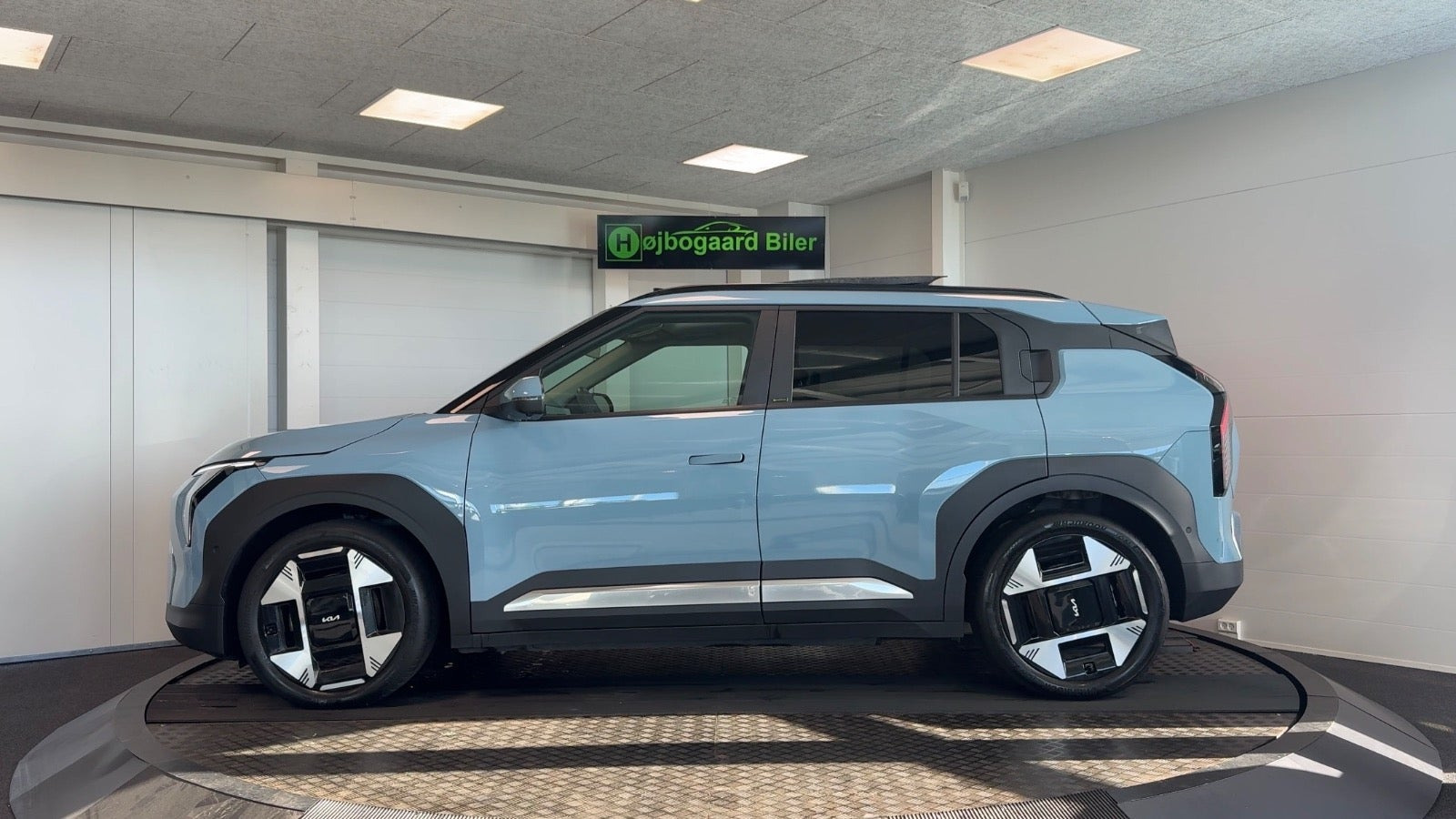 Blå Kia EV3 fra 2025