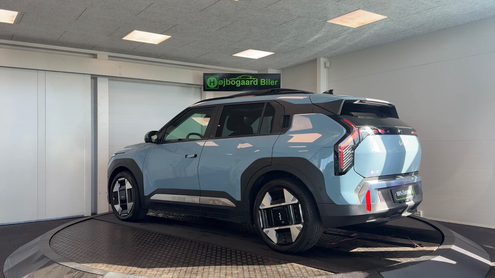 Blå Kia EV3 fra 2025