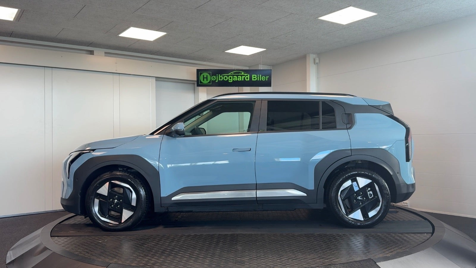 Blå Kia EV3 fra 2025