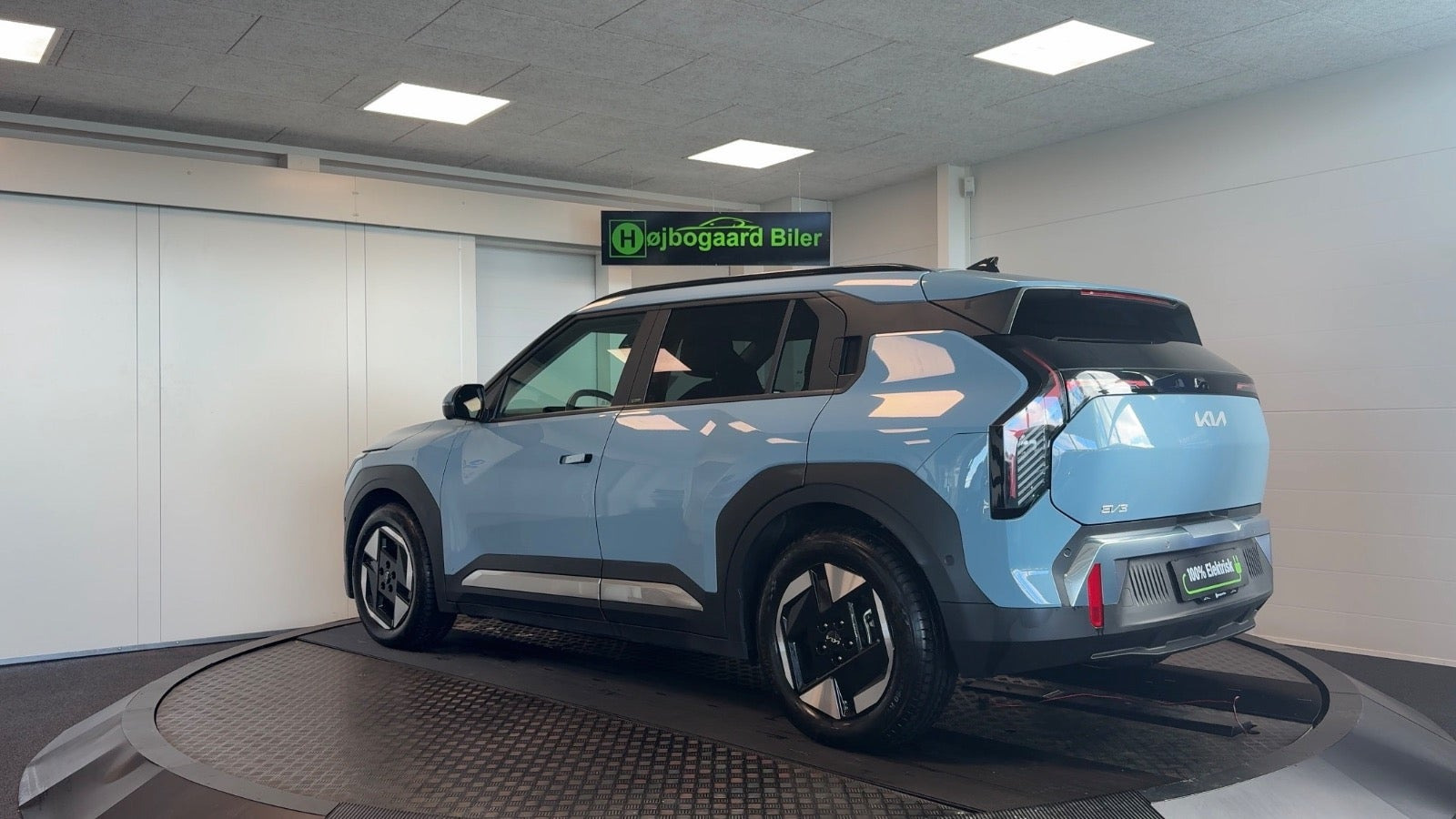Blå Kia EV3 fra 2025