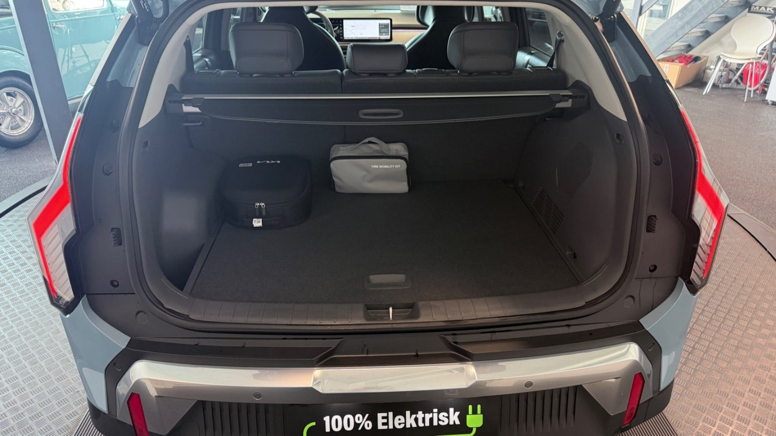 Blå Kia EV3 fra 2025