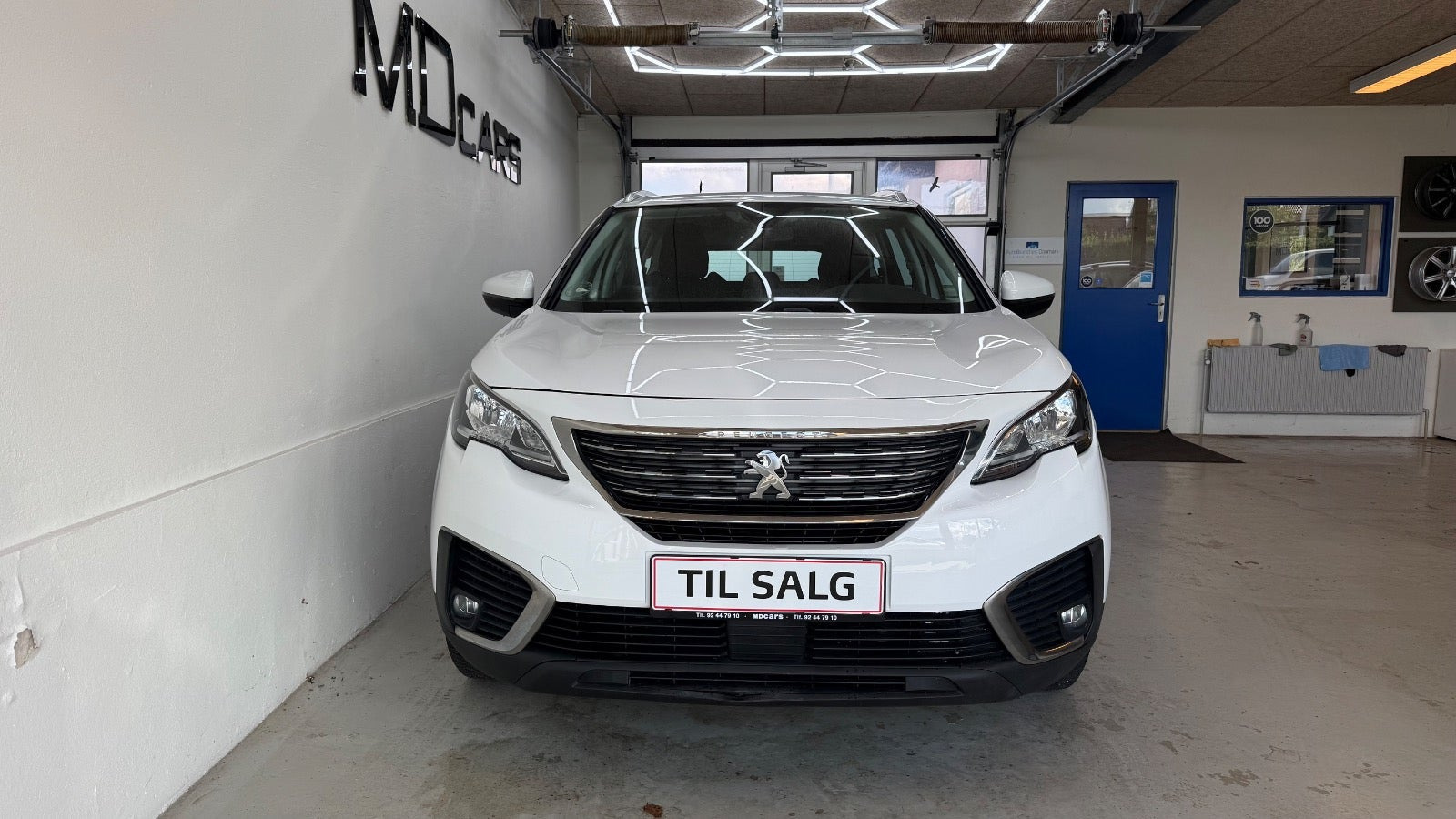 Hvid Peugeot 5008 fra 2018