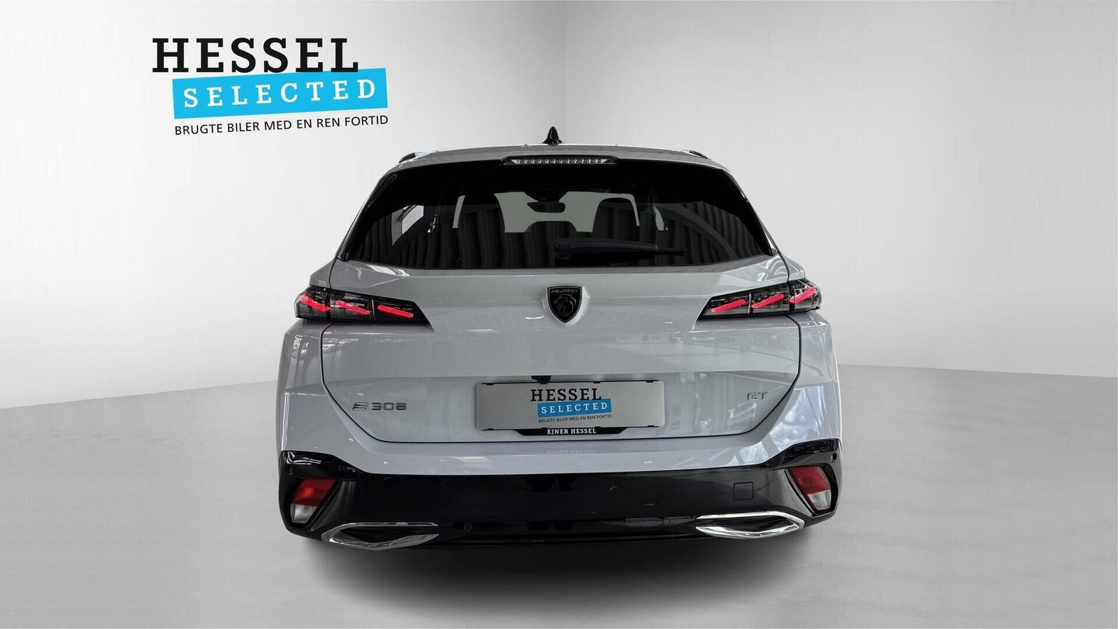 Hvid Peugeot E-308 fra 2024