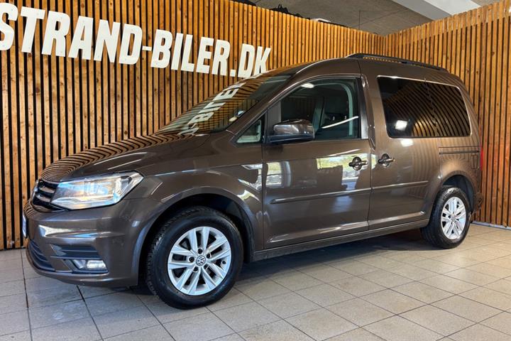 Brun VW Caddy fra 2018
