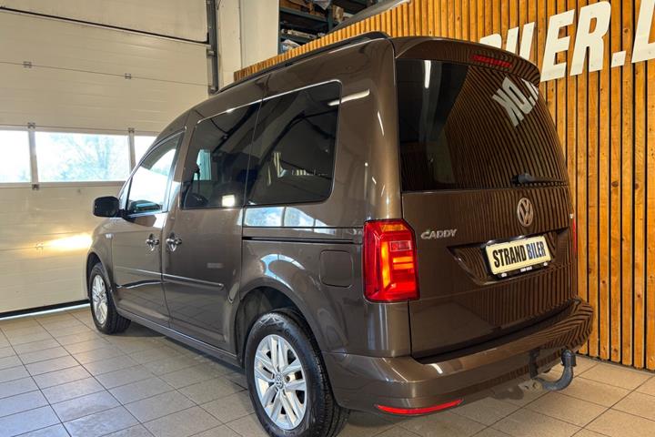 Brun VW Caddy fra 2018