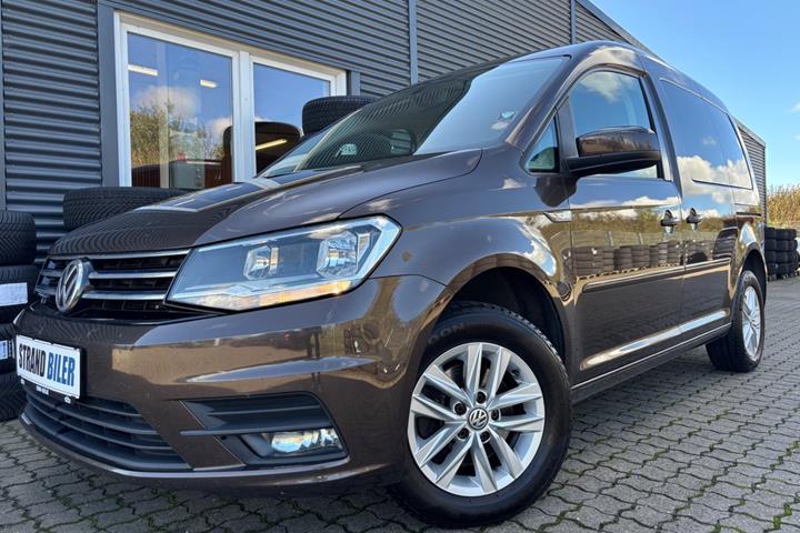 Brun VW Caddy fra 2018