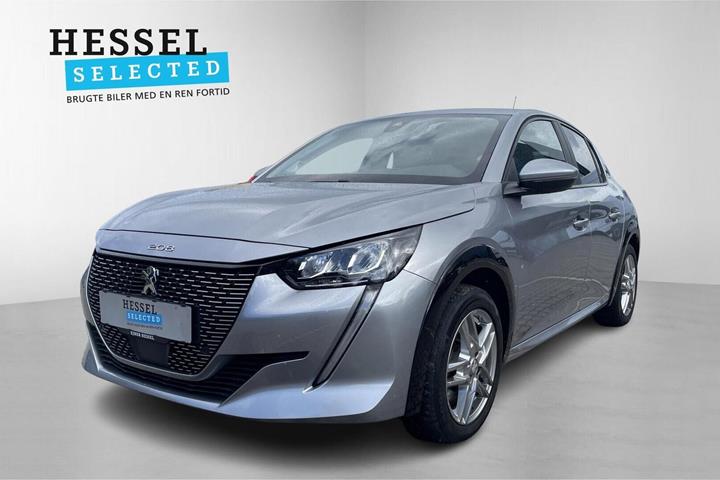 Sølv Peugeot e-208 fra 2021
