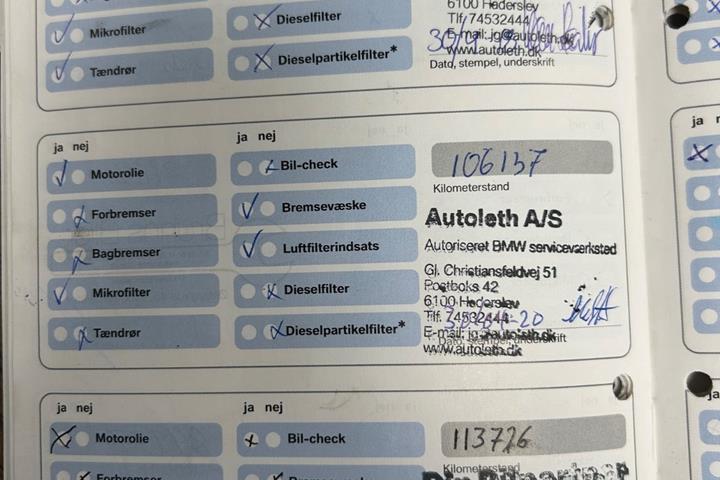 Sort BMW 550i fra 2006