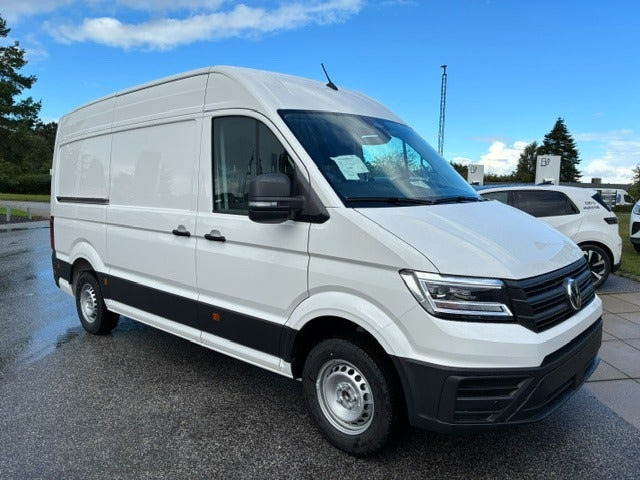Hvid VW Crafter 35 fra 2026