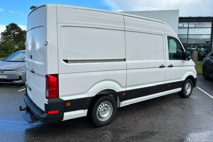 Hvid VW Crafter 35 fra 2026