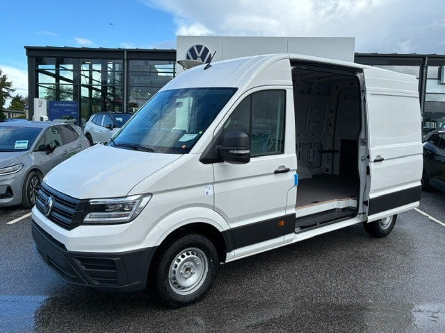 Hvid VW Crafter 35 fra 2026
