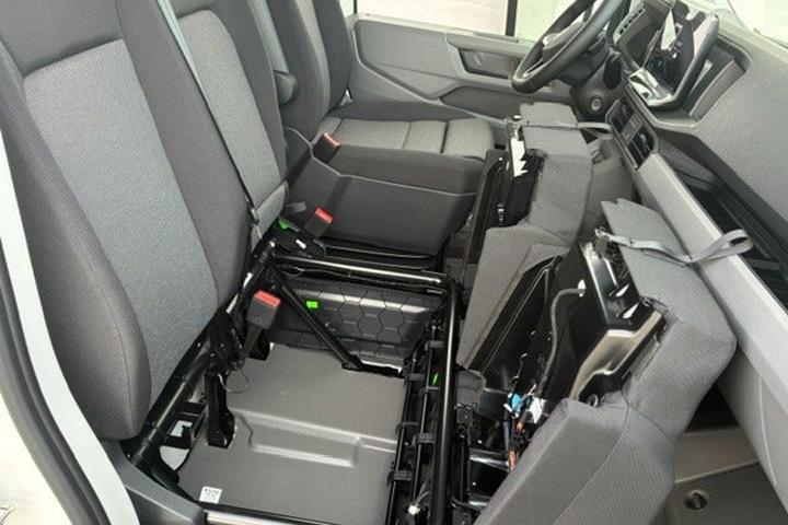 Hvid VW Crafter 35 fra 2026