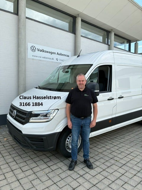 Hvid VW Crafter 35 fra 2026
