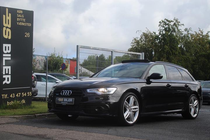 Sort Audi A6 fra 2014