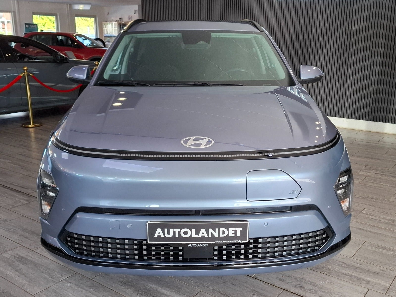 Blå Hyundai Kona fra 2024