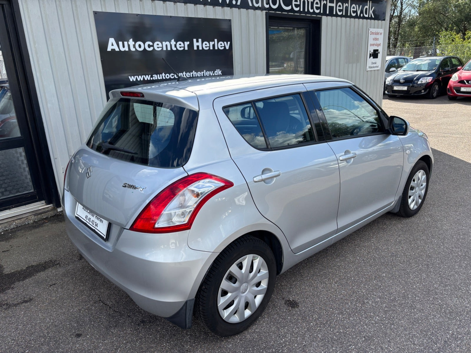Sølv Suzuki Swift fra 2012