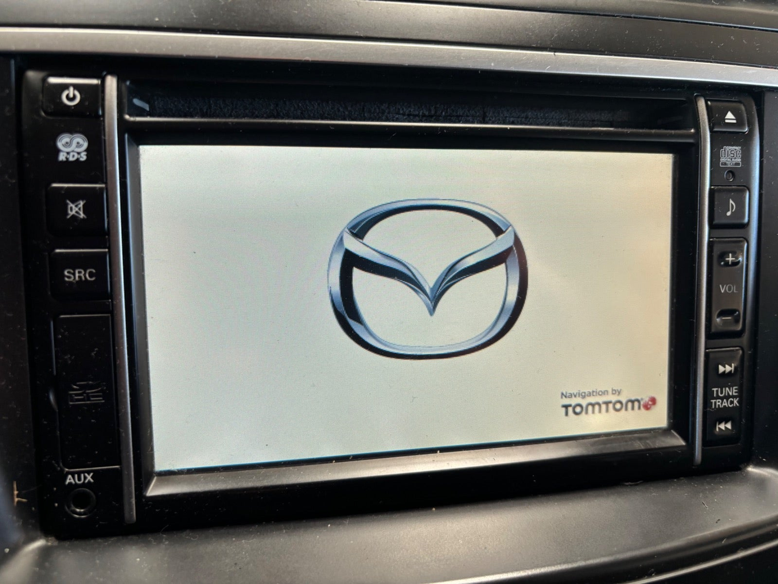Hvid Mazda 3 fra 2012
