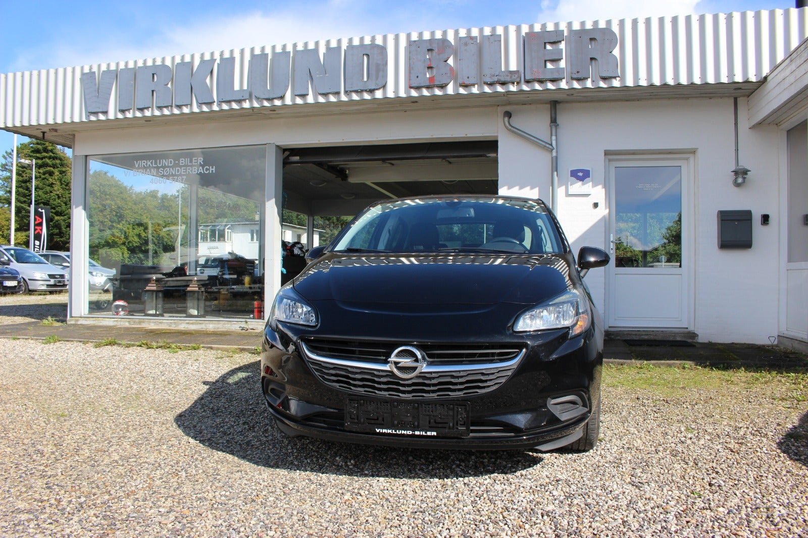 Sort Opel Corsa fra 2019