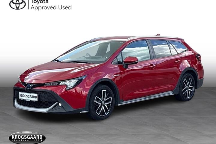 Rød Toyota Corolla fra 2020