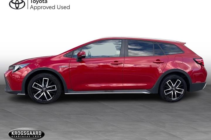 Rød Toyota Corolla fra 2020