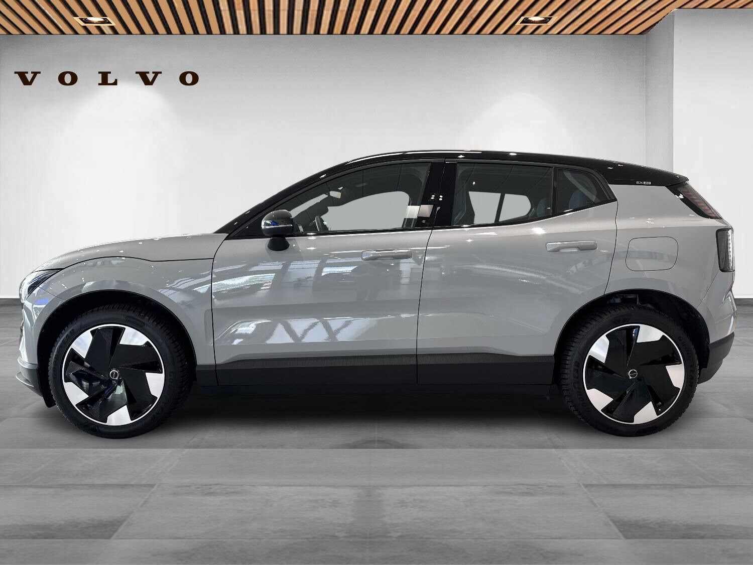 Grå Volvo EX30 fra 2024