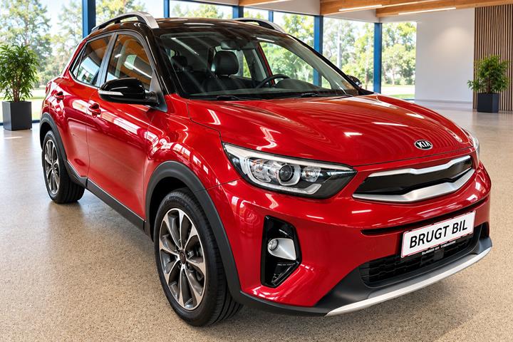 Rød Kia Stonic fra 2019