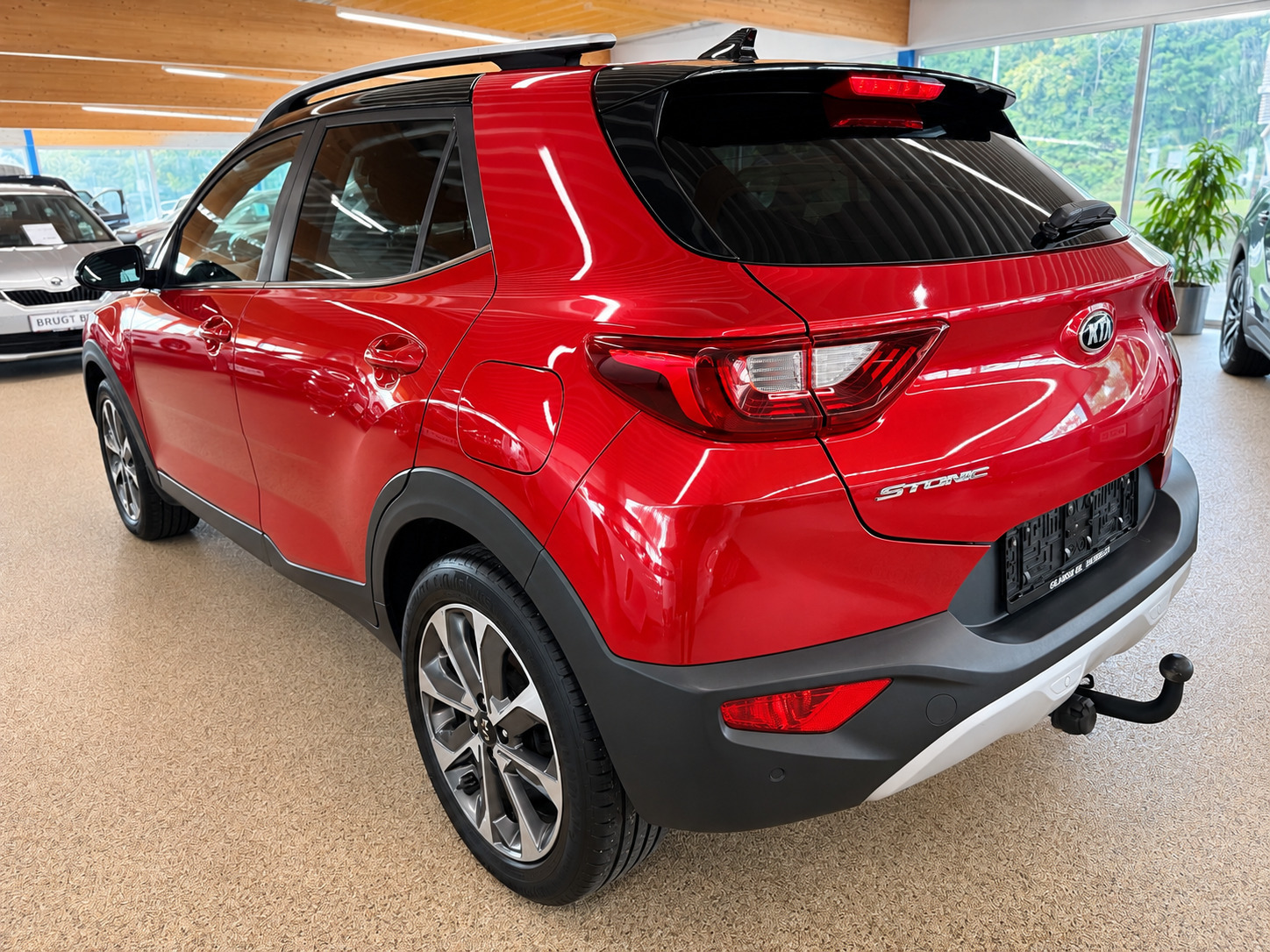 Rød Kia Stonic fra 2019