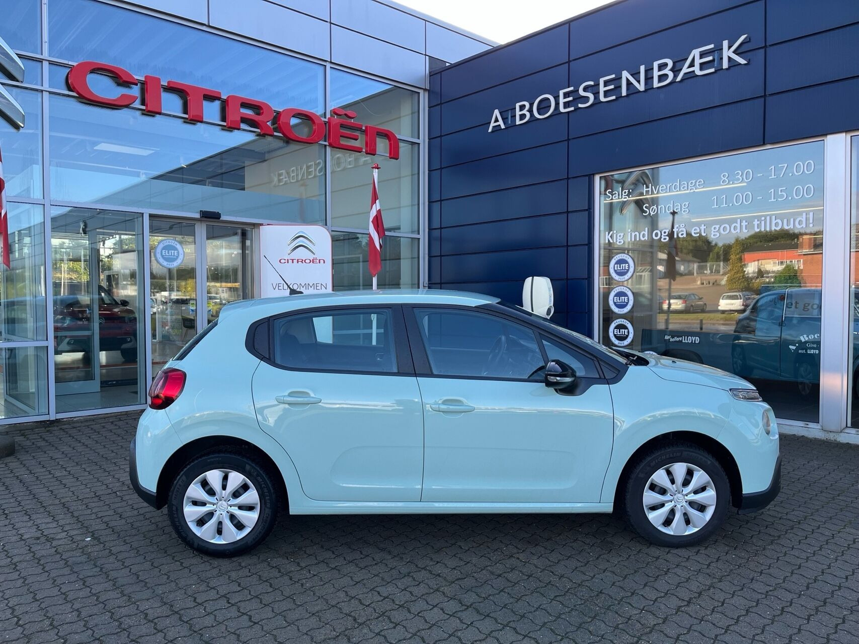 Grøn Citroën C3 fra 2019