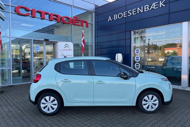 Grøn Citroën C3 fra 2019