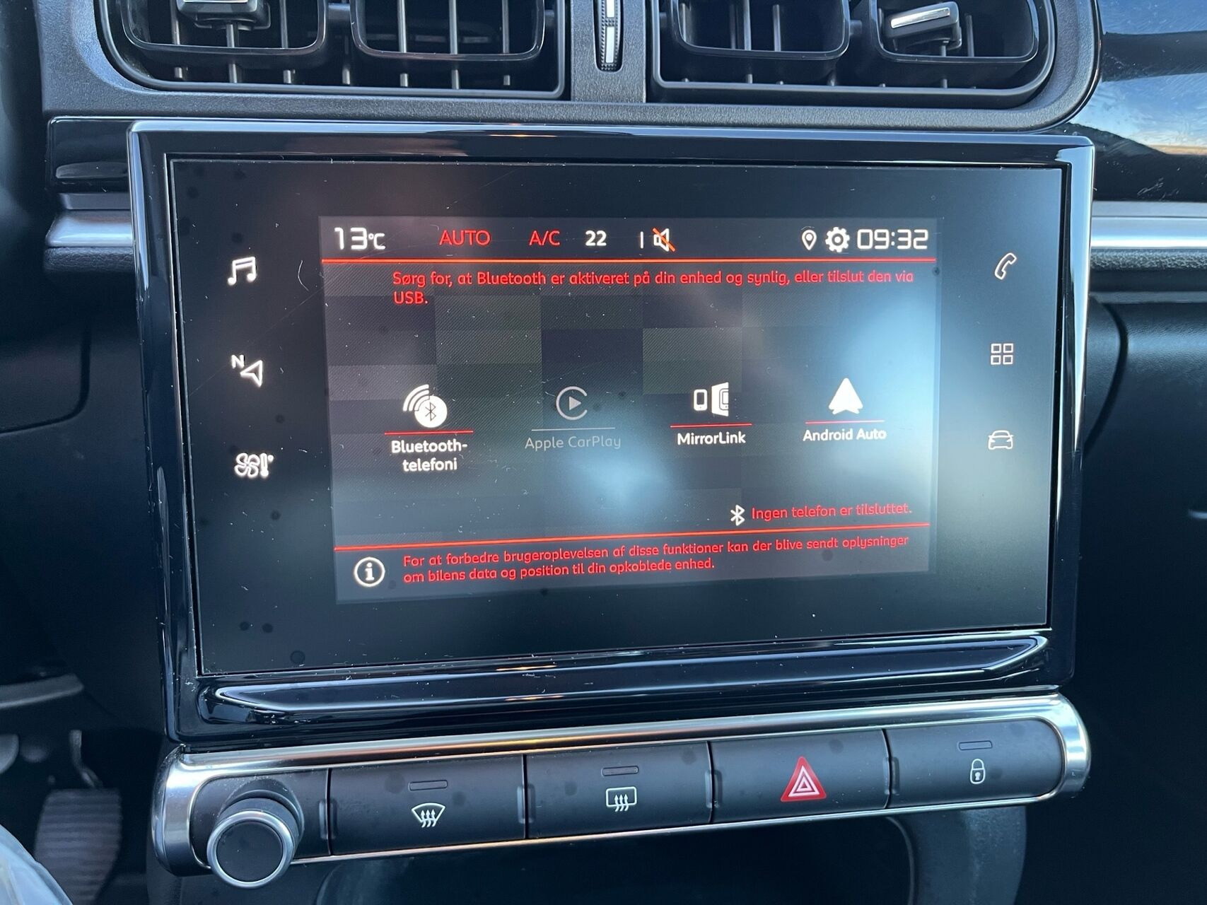 Grøn Citroën C3 fra 2019