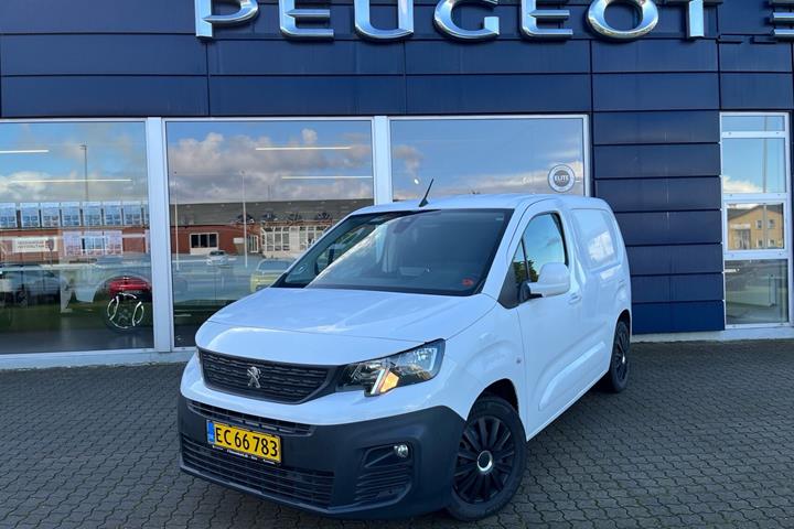 Hvid Peugeot Partner fra 2019