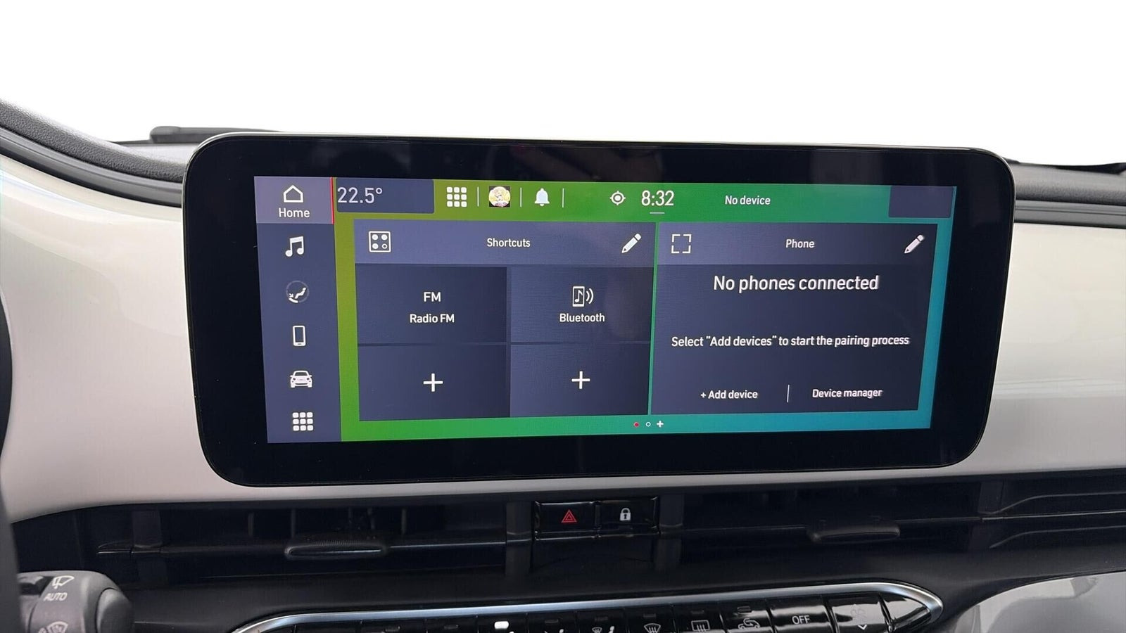 Hvid Fiat 500e fra 2023