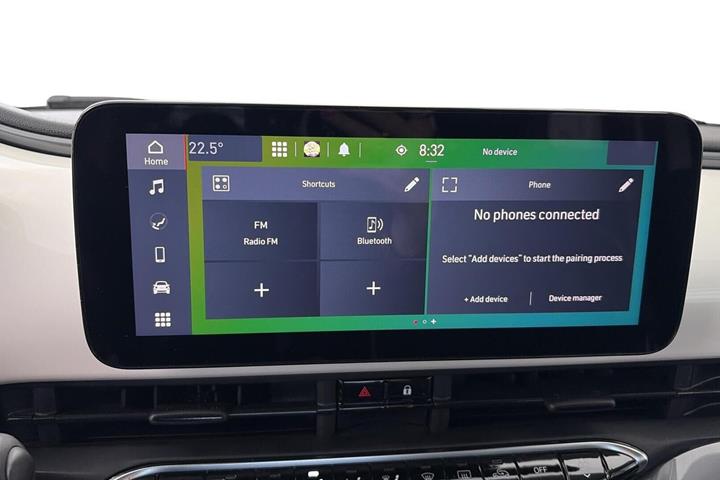 Hvid Fiat 500e fra 2023