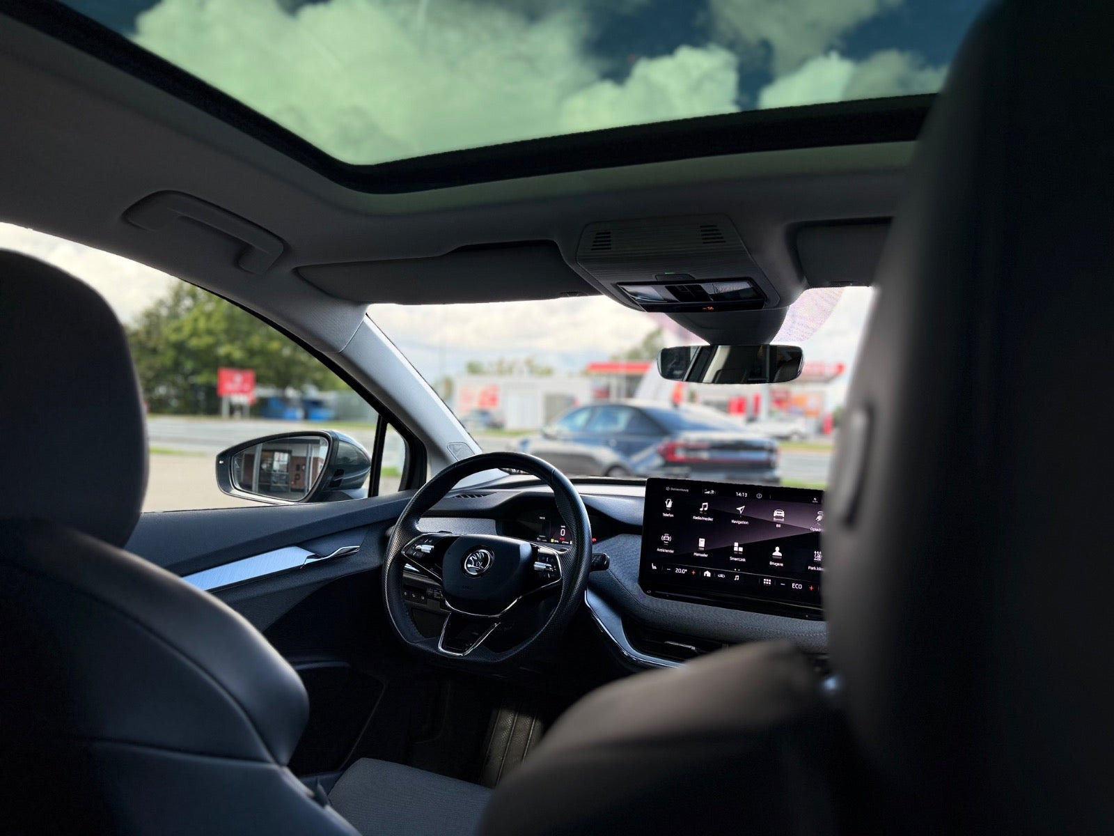 Sort Skoda Enyaq fra 2021
